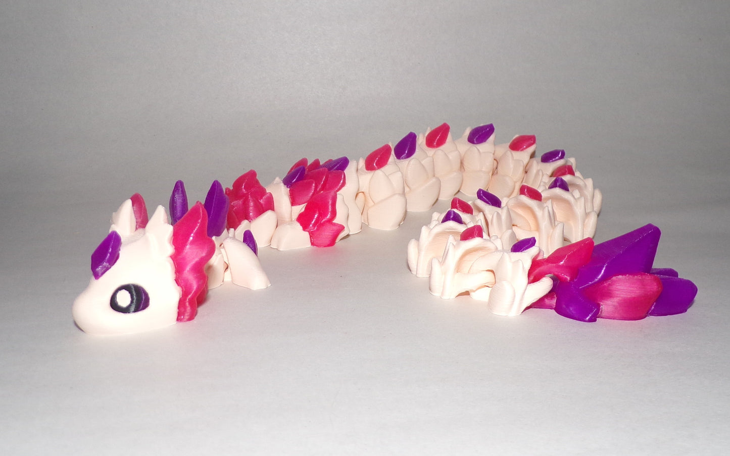 Rubikuro Dragon Articulated 3d Printed Figurine - Wonderland 3D Printing