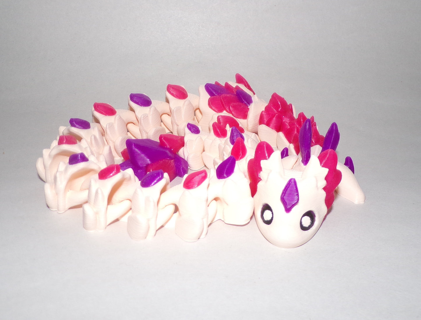 Rubikuro Dragon Articulated 3d Printed Figurine - Wonderland 3D Printing