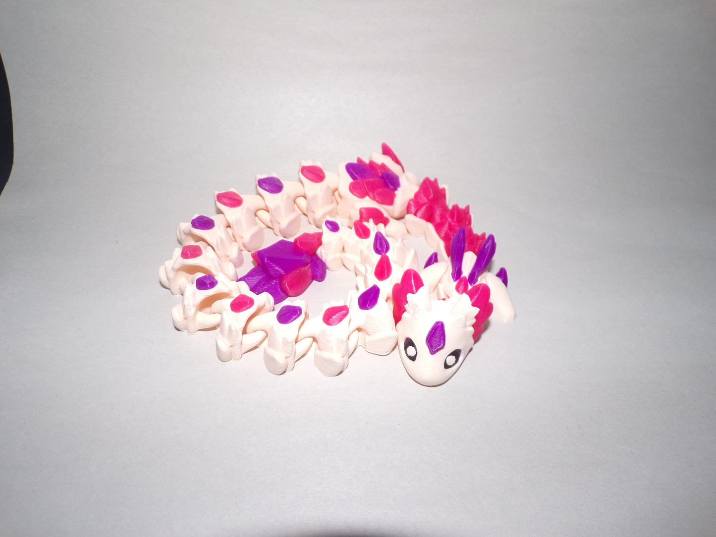 Rubikuro Dragon Articulated 3d Printed Figurine - Wonderland 3D Printing