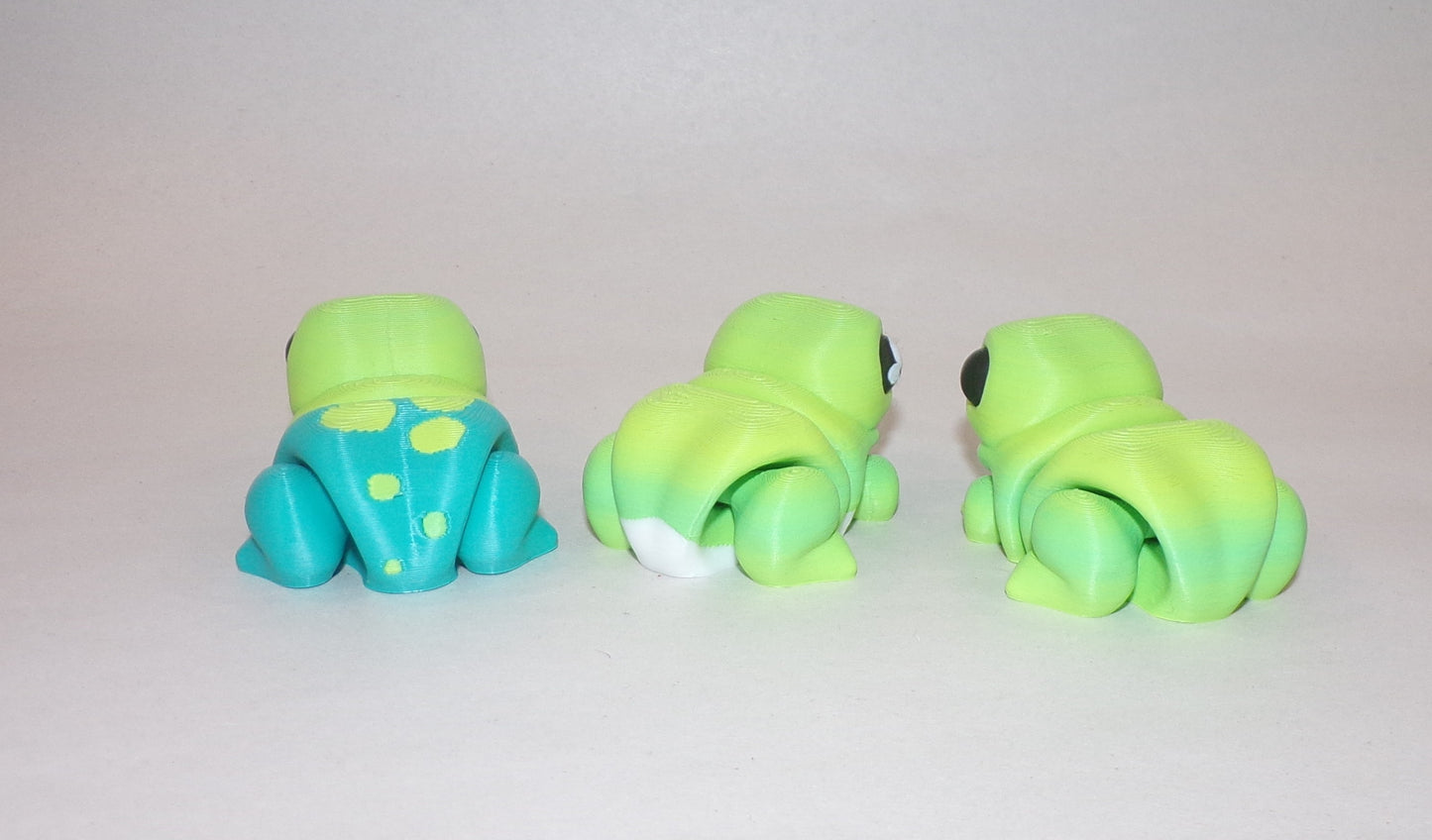Frog Articulated 3d Printed Figurine - Wonderland 3D Printing
