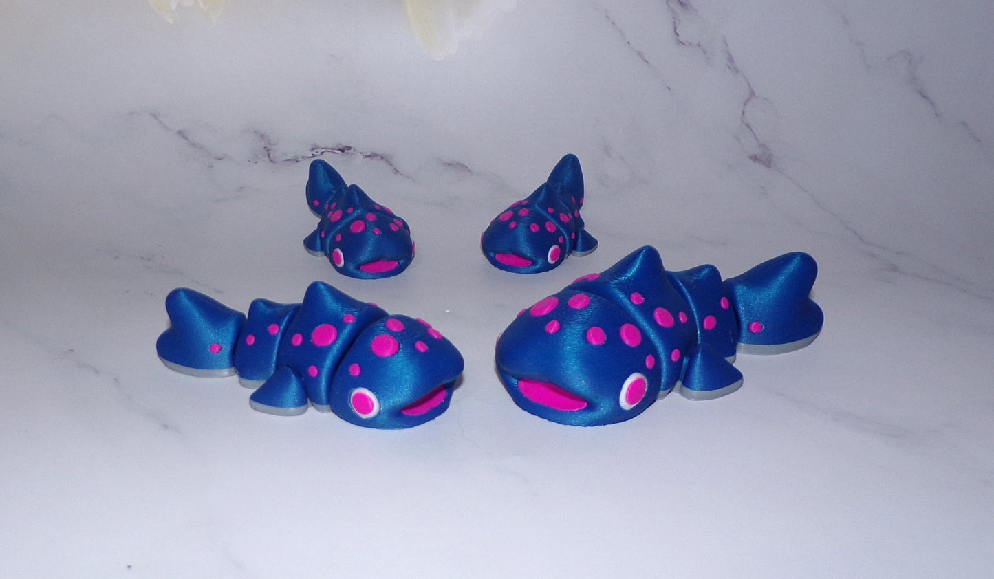 Whale Shark Articulated 3d Printed Figurine - Wonderland 3D Printing