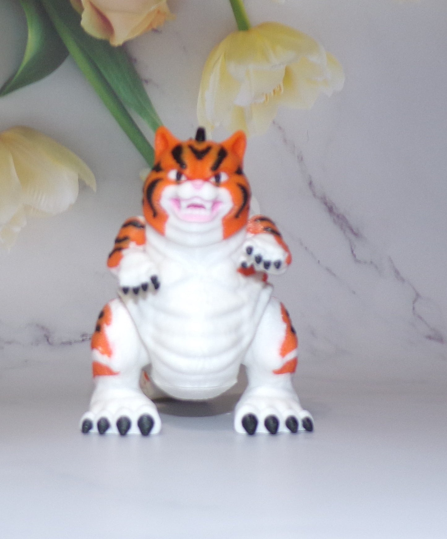 Catzilla Articulated 3d Printed Figurine - Wonderland 3D Printing