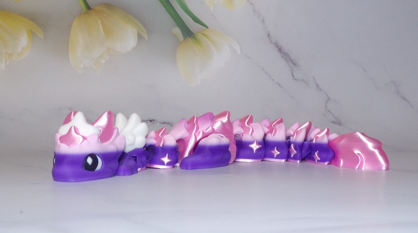 Baby Kaida Dragon Articulated 3d Printed Figurine - Wonderland 3D Printing
