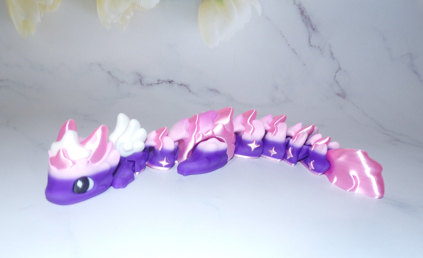 Baby Kaida Dragon Articulated 3d Printed Figurine - Wonderland 3D Printing