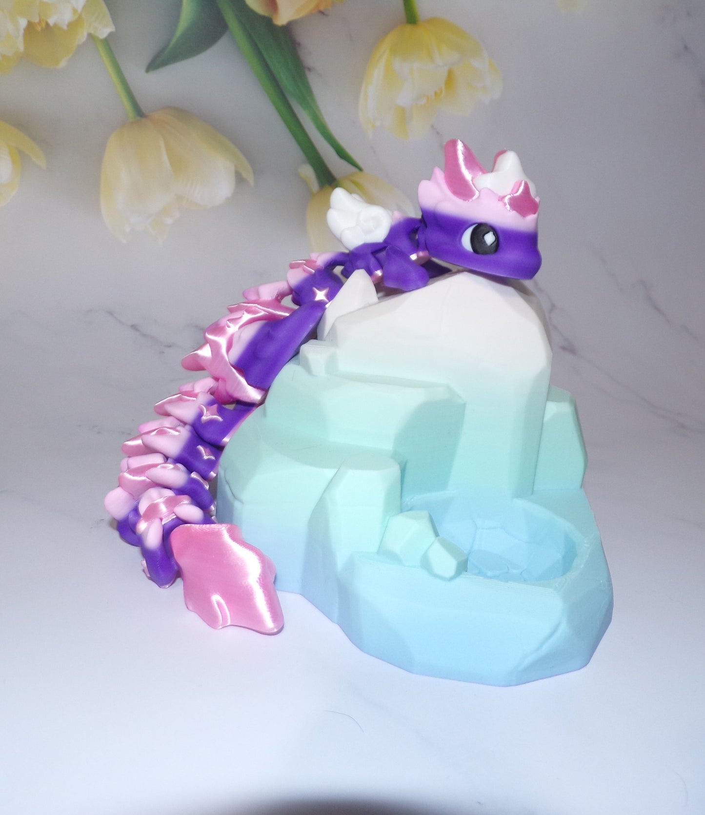 Baby Kaida Dragon Articulated 3d Printed Figurine - Wonderland 3D Printing