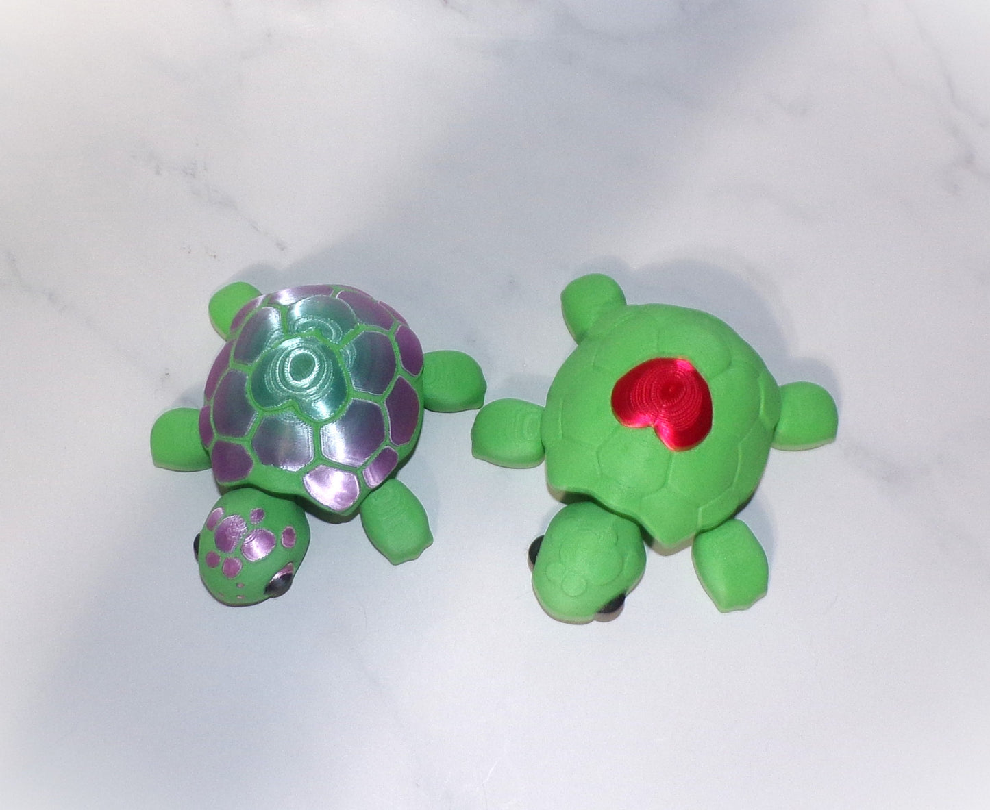 Turtle Articulated 3d Printed Figurine - Wonderland 3D Printing