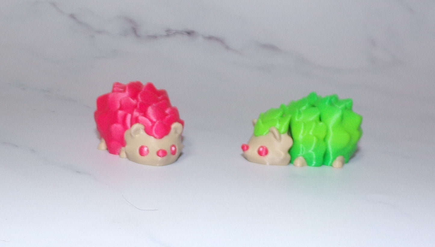 Hedgehog with Basket Articulated 3d Printed Figurine - Wonderland 3D Printing