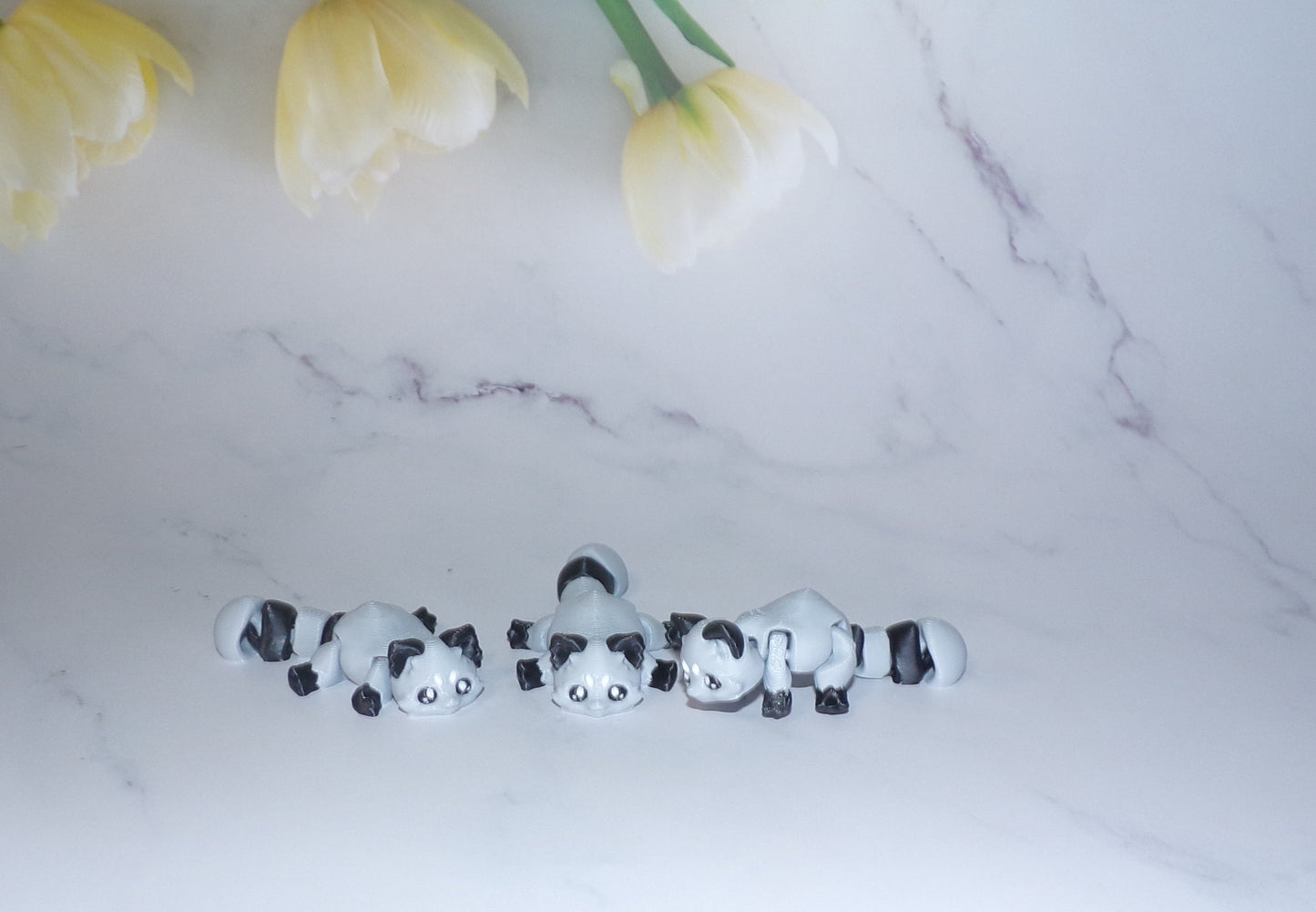 Raccoon Articulated 3d Printed Figurine - Wonderland 3D Printing