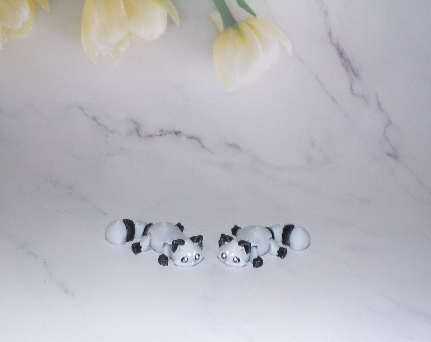 Raccoon Articulated 3d Printed Figurine - Wonderland 3D Printing