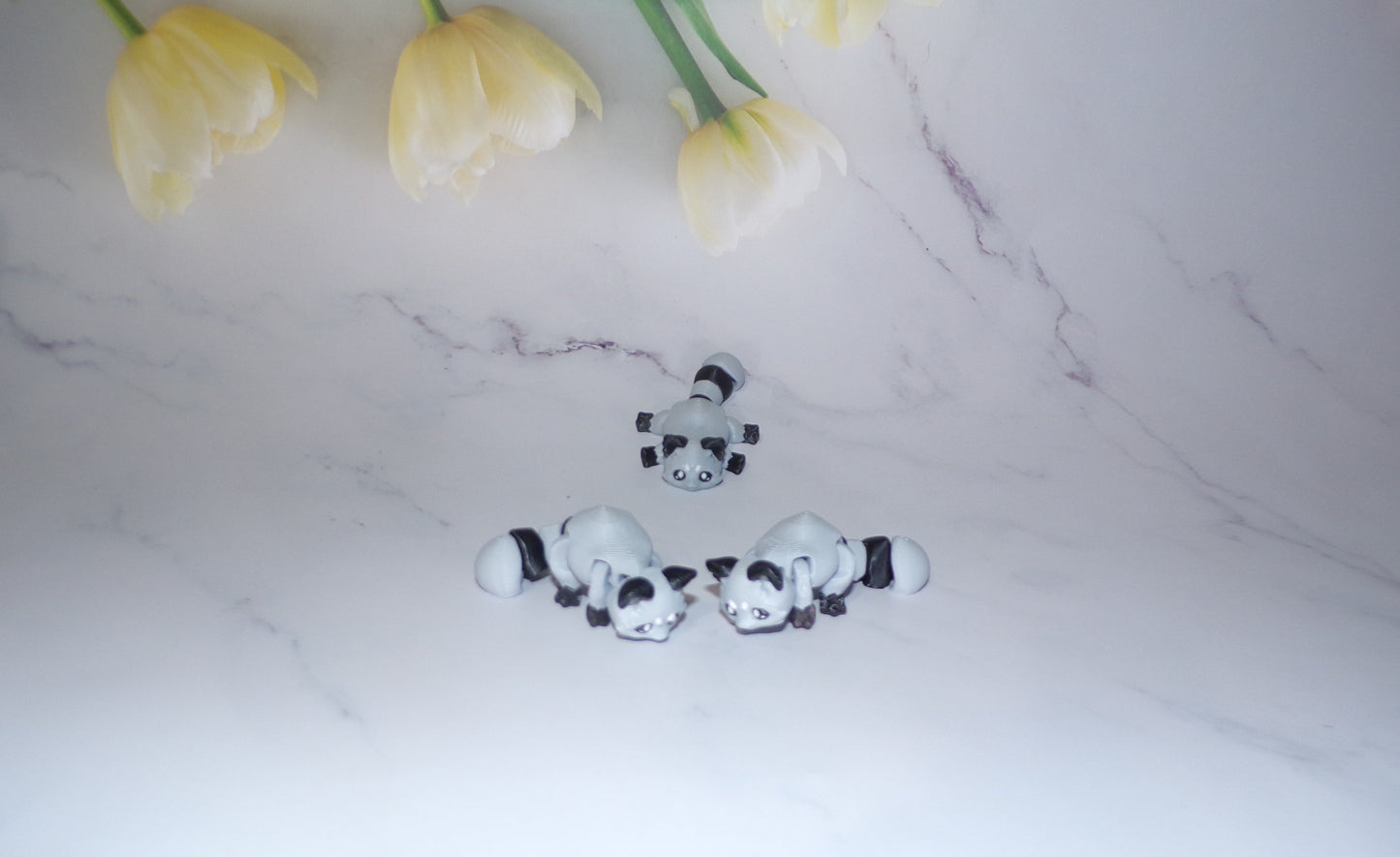 Raccoon Articulated 3d Printed Figurine - Wonderland 3D Printing