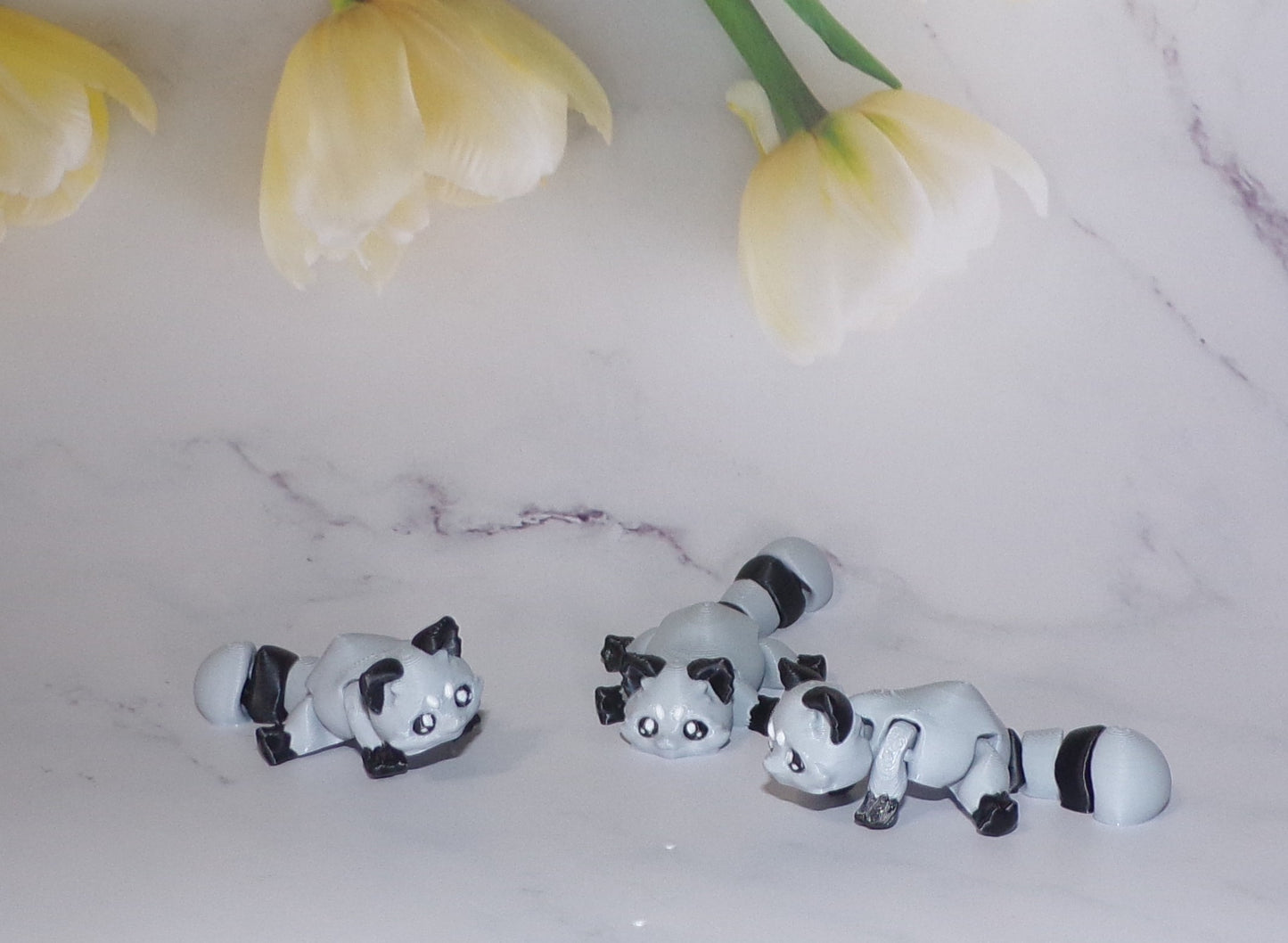 Raccoon Articulated 3d Printed Figurine - Wonderland 3D Printing