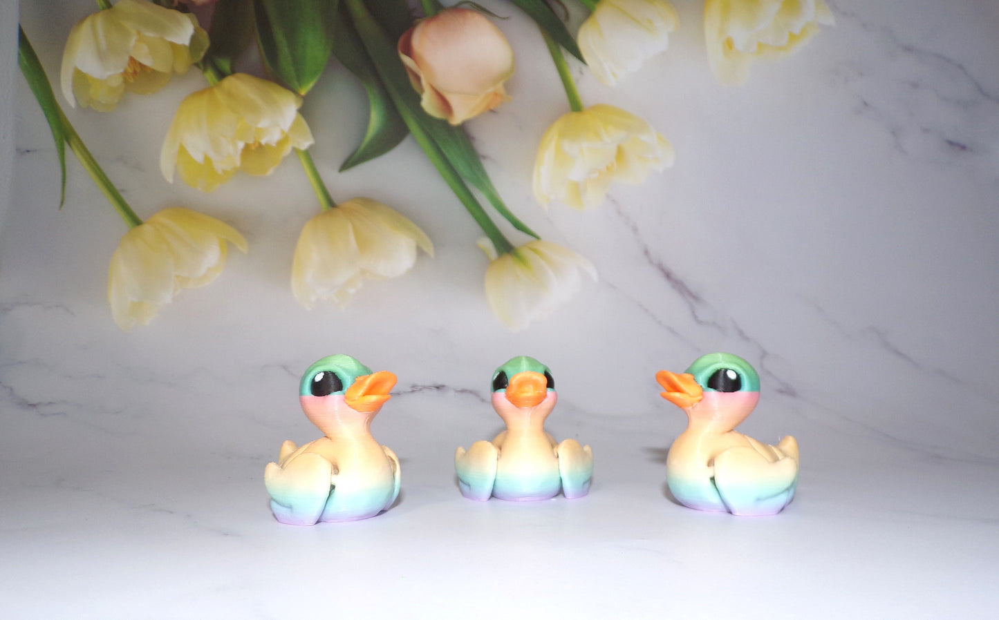 Duck 3D Printed Articulated Fidget Toy - Wonderland 3D Printing