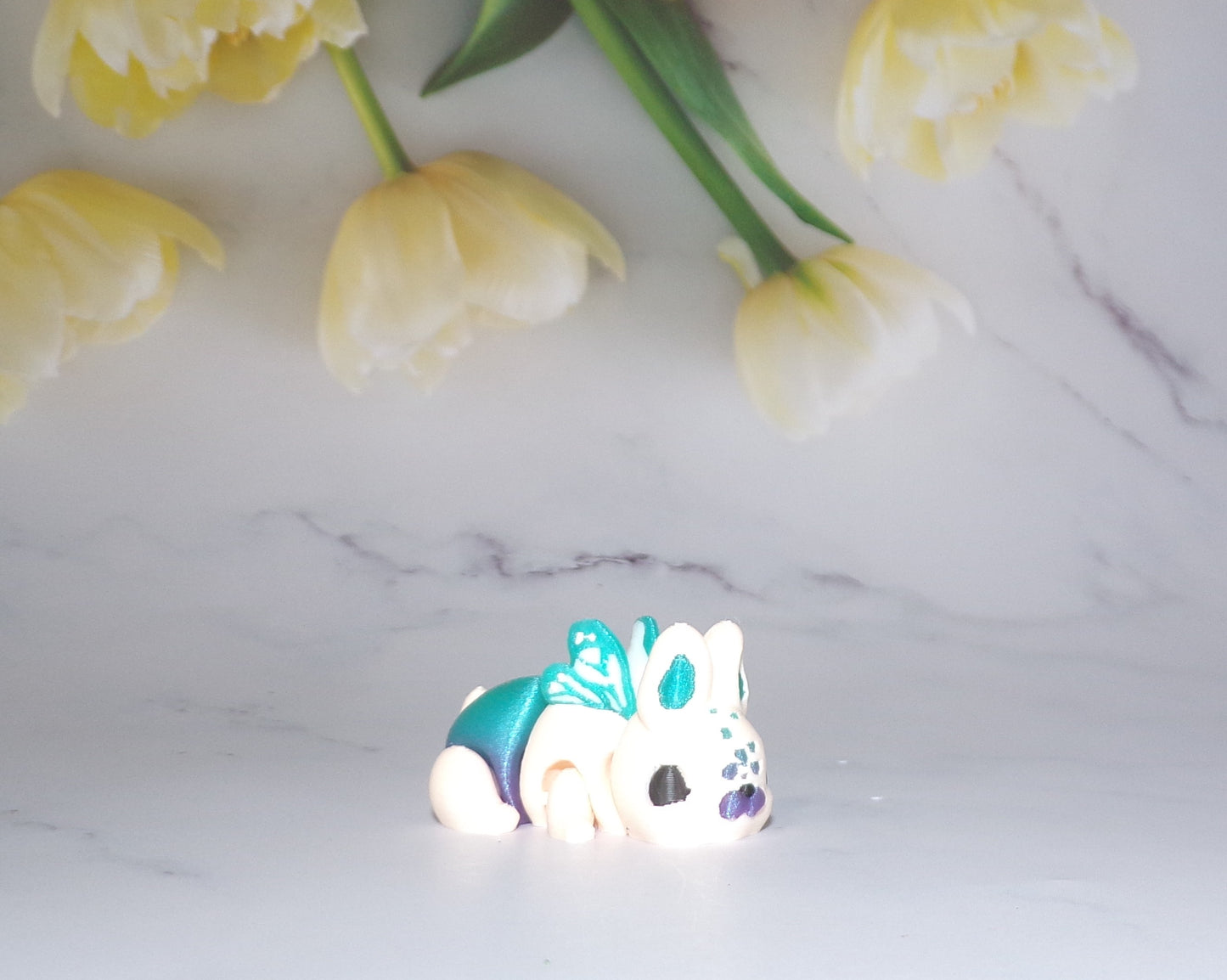 Bunny Articulated 3d Printed Figurine - Wonderland 3D Printing