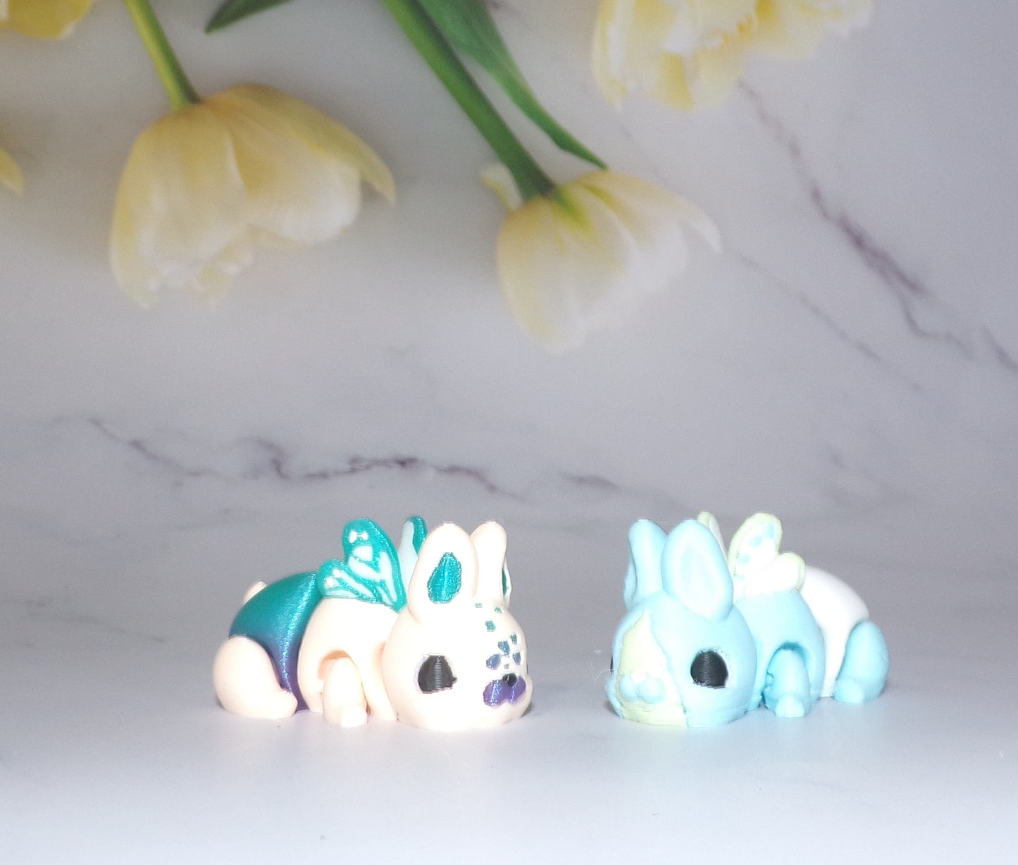 Bunny Articulated 3d Printed Figurine - Wonderland 3D Printing