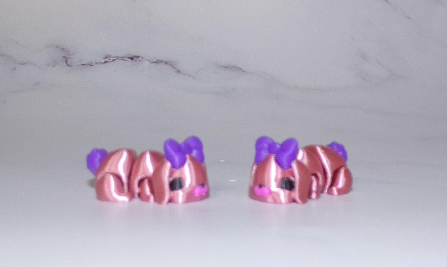 Bunny Articulated 3d Printed Figurine - Wonderland 3D Printing