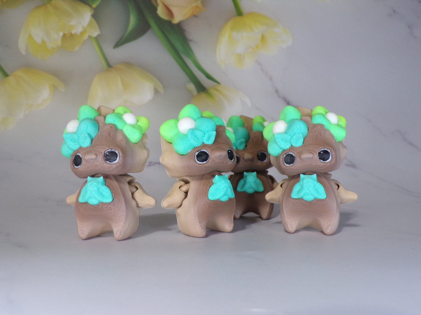 Pixies Articulated 3d Printed Figurine - Wonderland 3D Printing