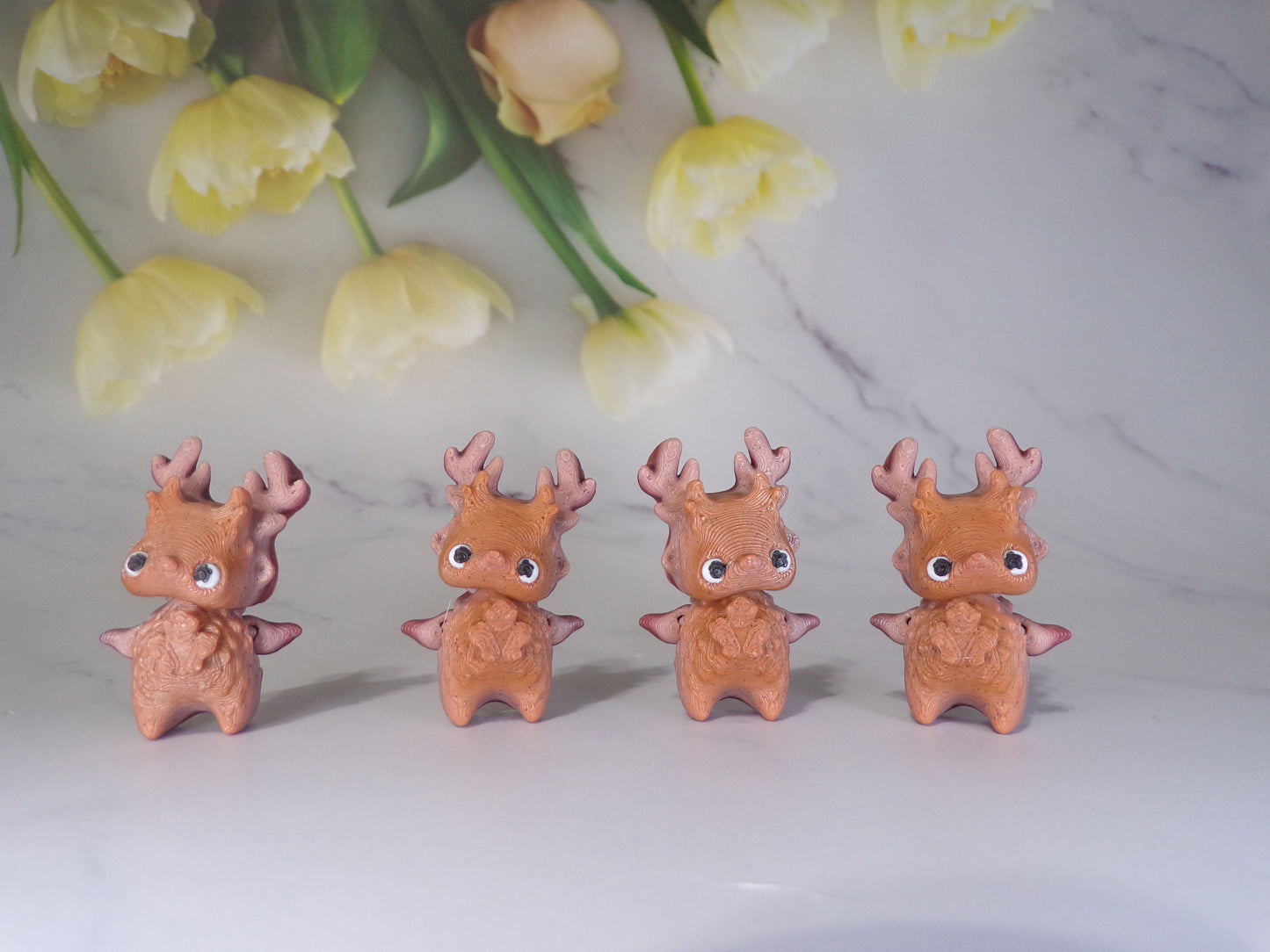 Pixies Articulated 3d Printed Figurine - Wonderland 3D Printing