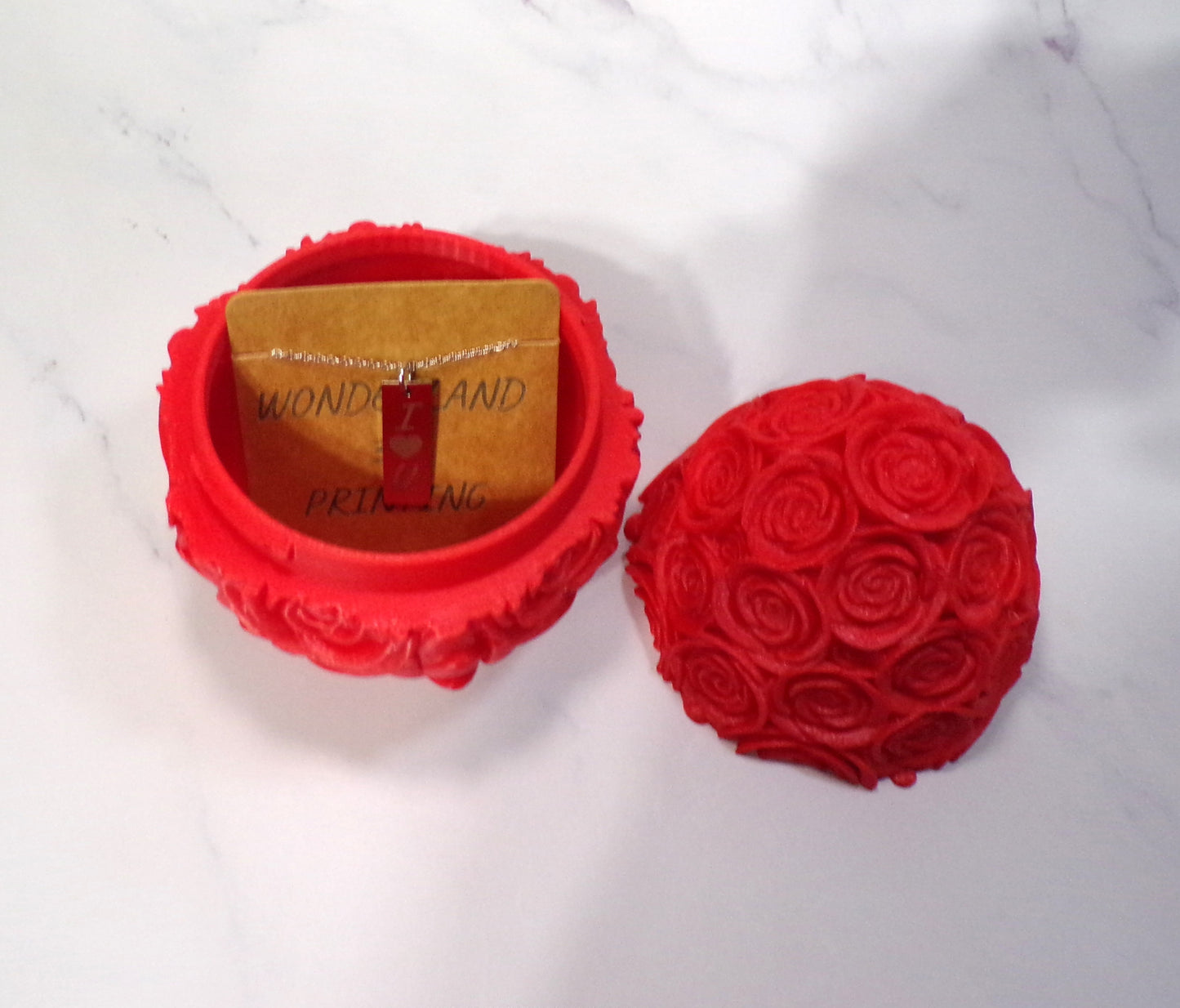 Personalized Jewelry in a 3d Printed Egg with 3d Printed Fidget- Multiple Options to Choose From