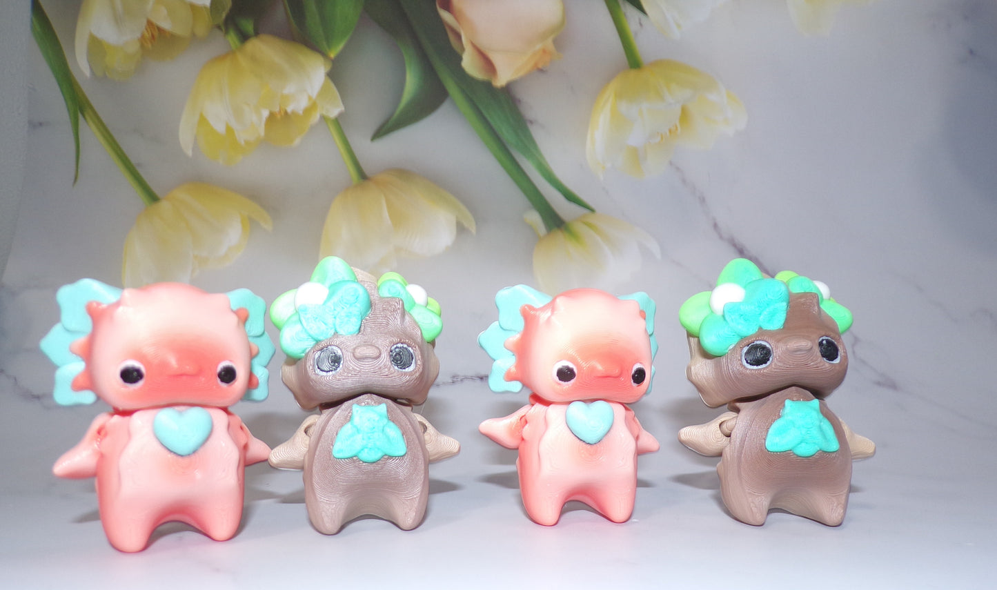 Pixies Articulated 3d Printed Figurine - Wonderland 3D Printing