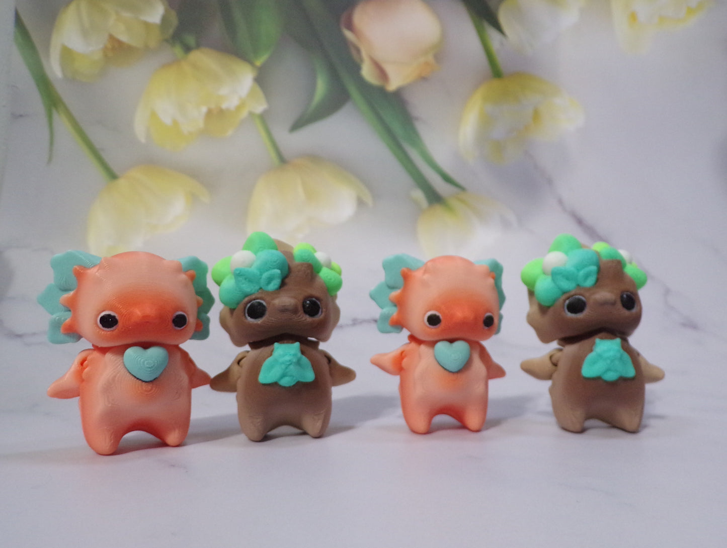 Pixies Articulated 3d Printed Figurine - Wonderland 3D Printing