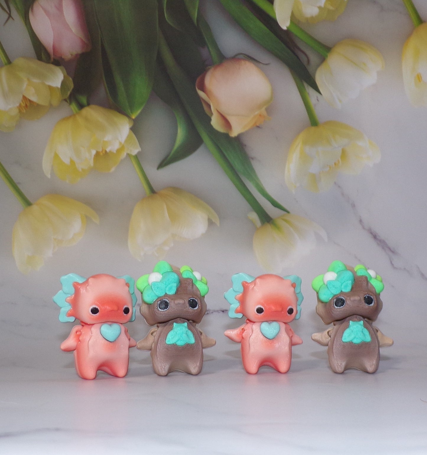 Pixies Articulated 3d Printed Figurine - Wonderland 3D Printing