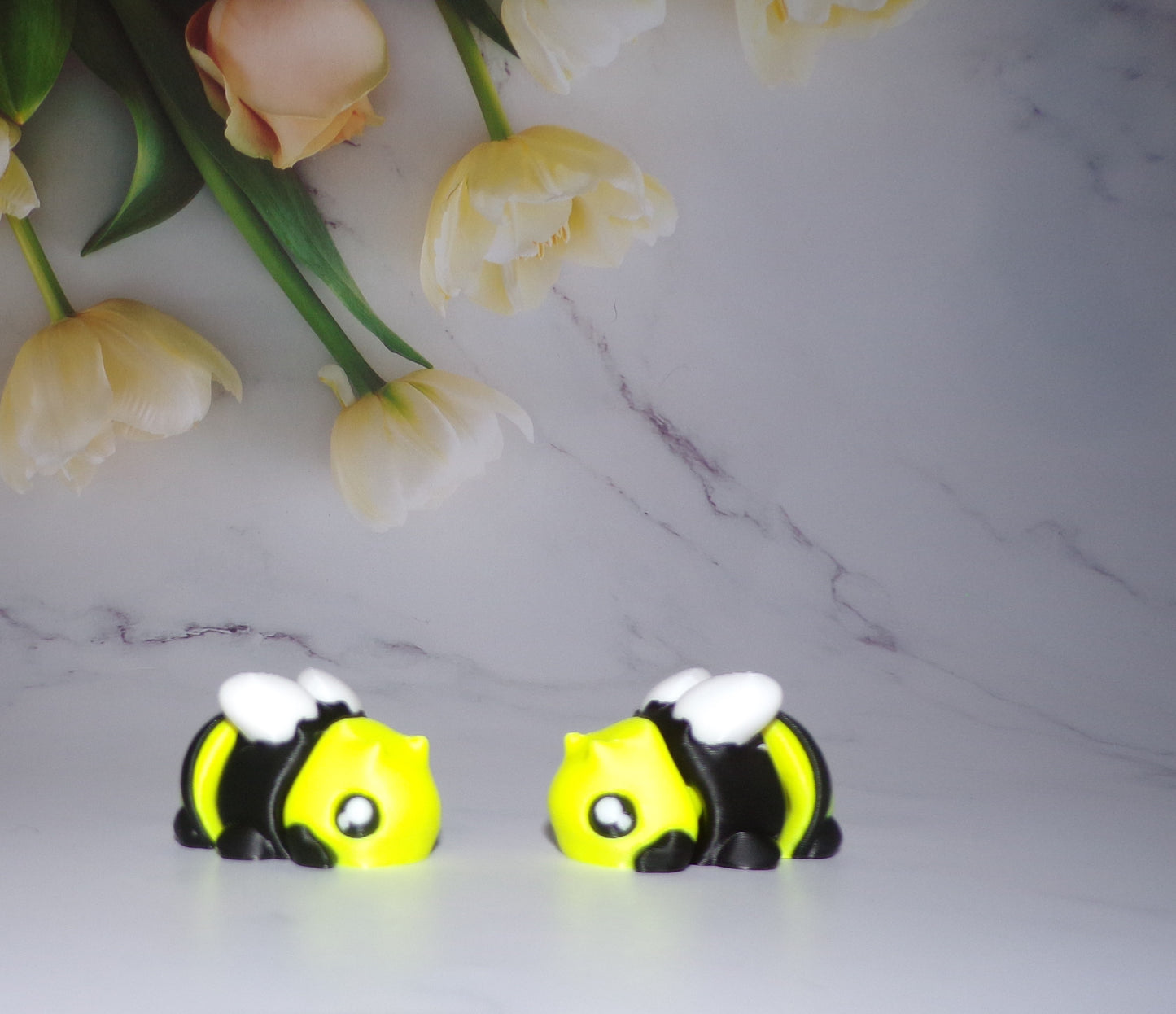 Bee or BOO Bee Articulated 3d Printed Figurine - Wonderland 3D Printing