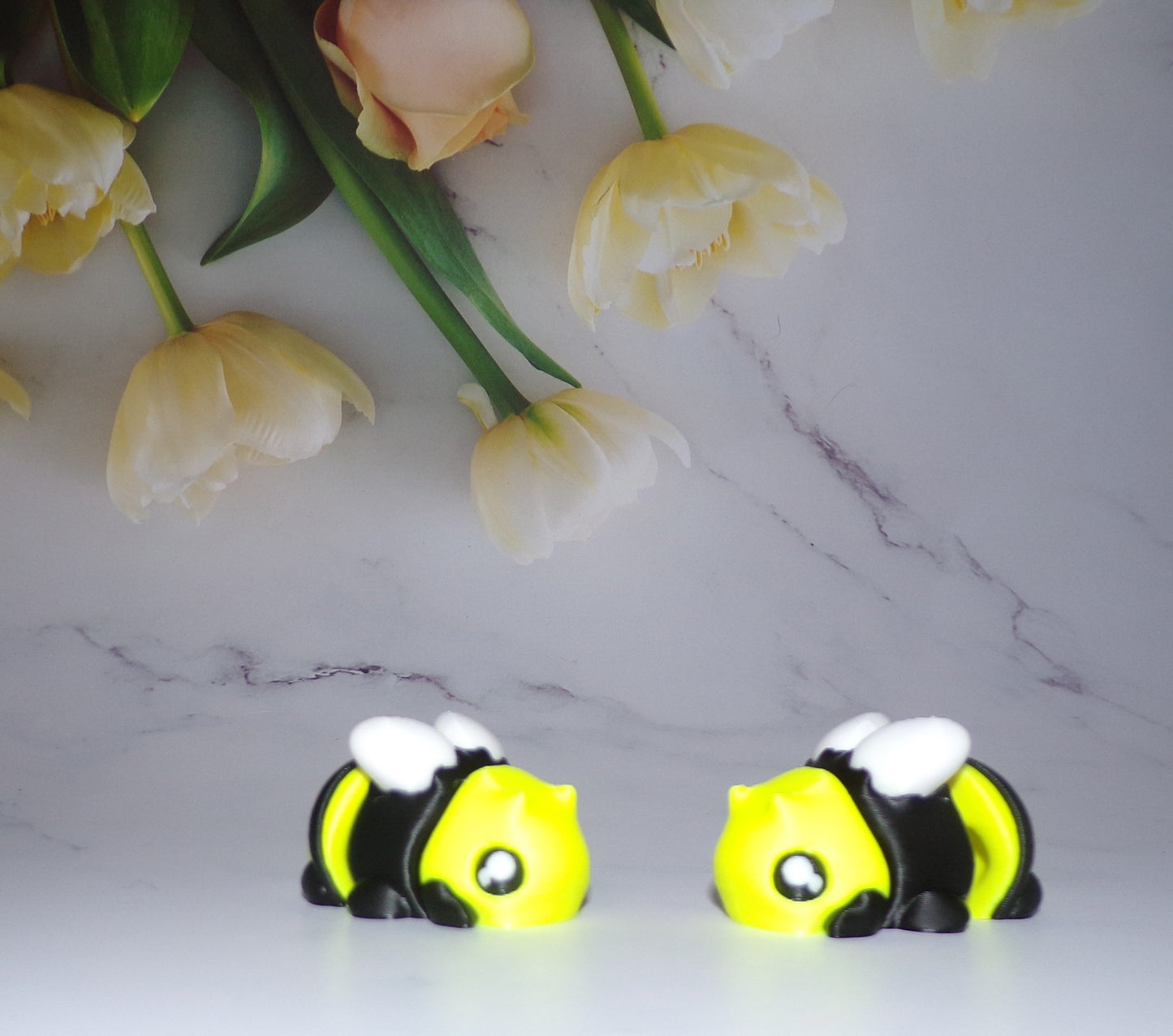 Bee or BOO Bee Articulated 3d Printed Figurine - Wonderland 3D Printing