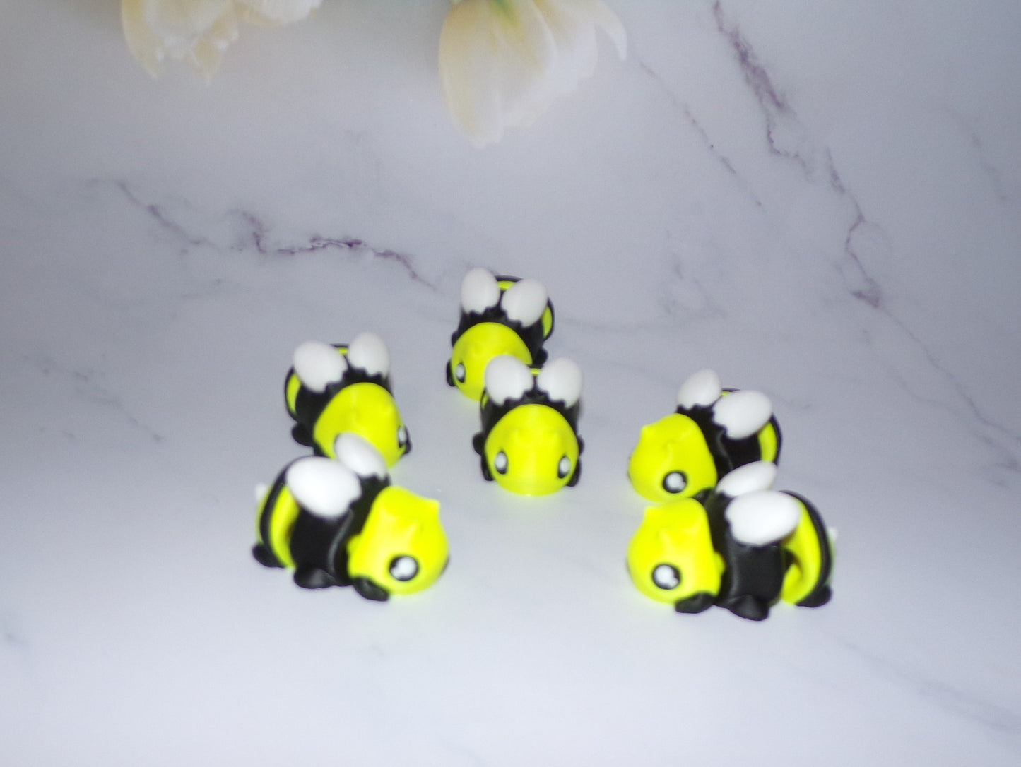 Bee or BOO Bee Articulated 3d Printed Figurine - Wonderland 3D Printing