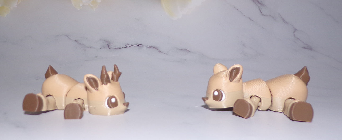 Deer Articulated 3d Printed Figurine - Wonderland 3D Printing