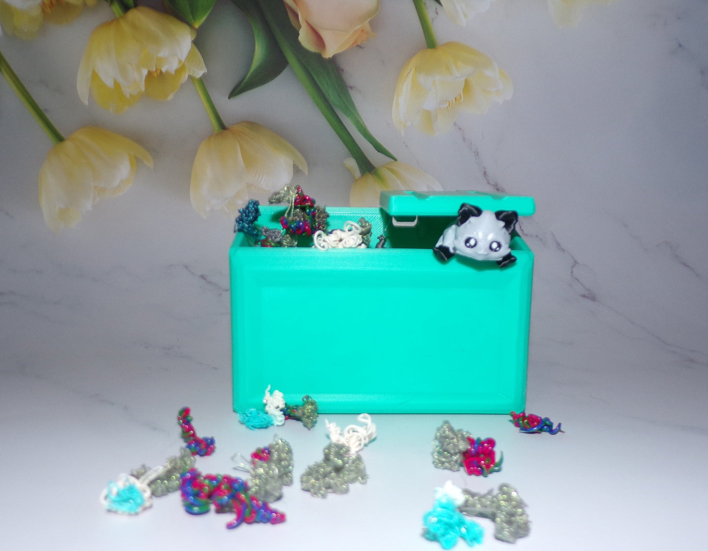 Raccoon Articulated 3d Printed Figurine - Wonderland 3D Printing