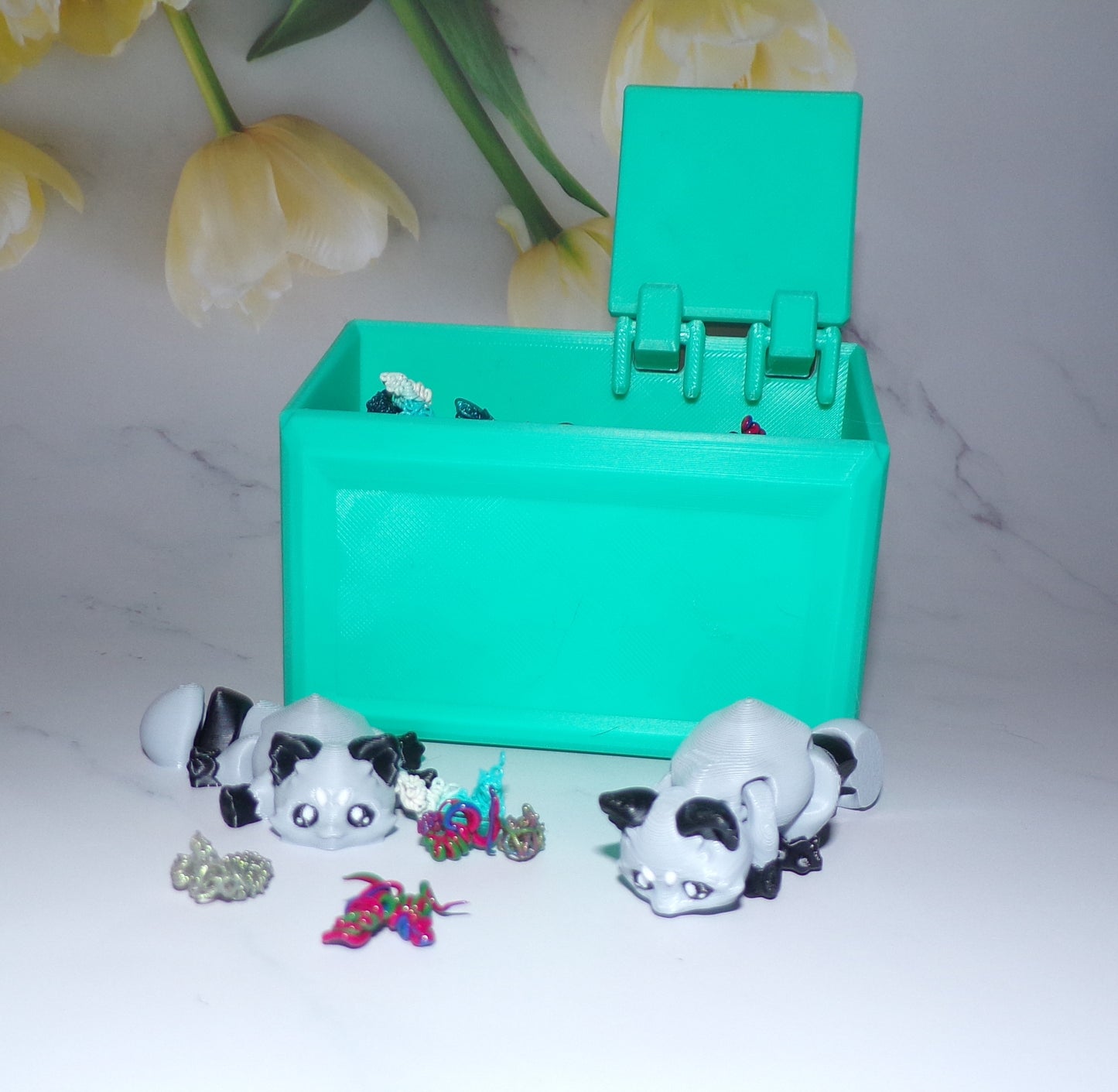 Raccoon Articulated 3d Printed Figurine - Wonderland 3D Printing