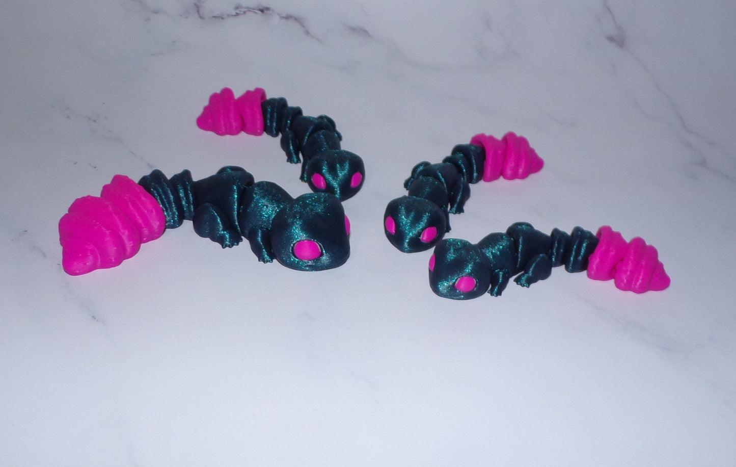 Gecko Articulated 3d Printed Figurine - Wonderland 3D Printing