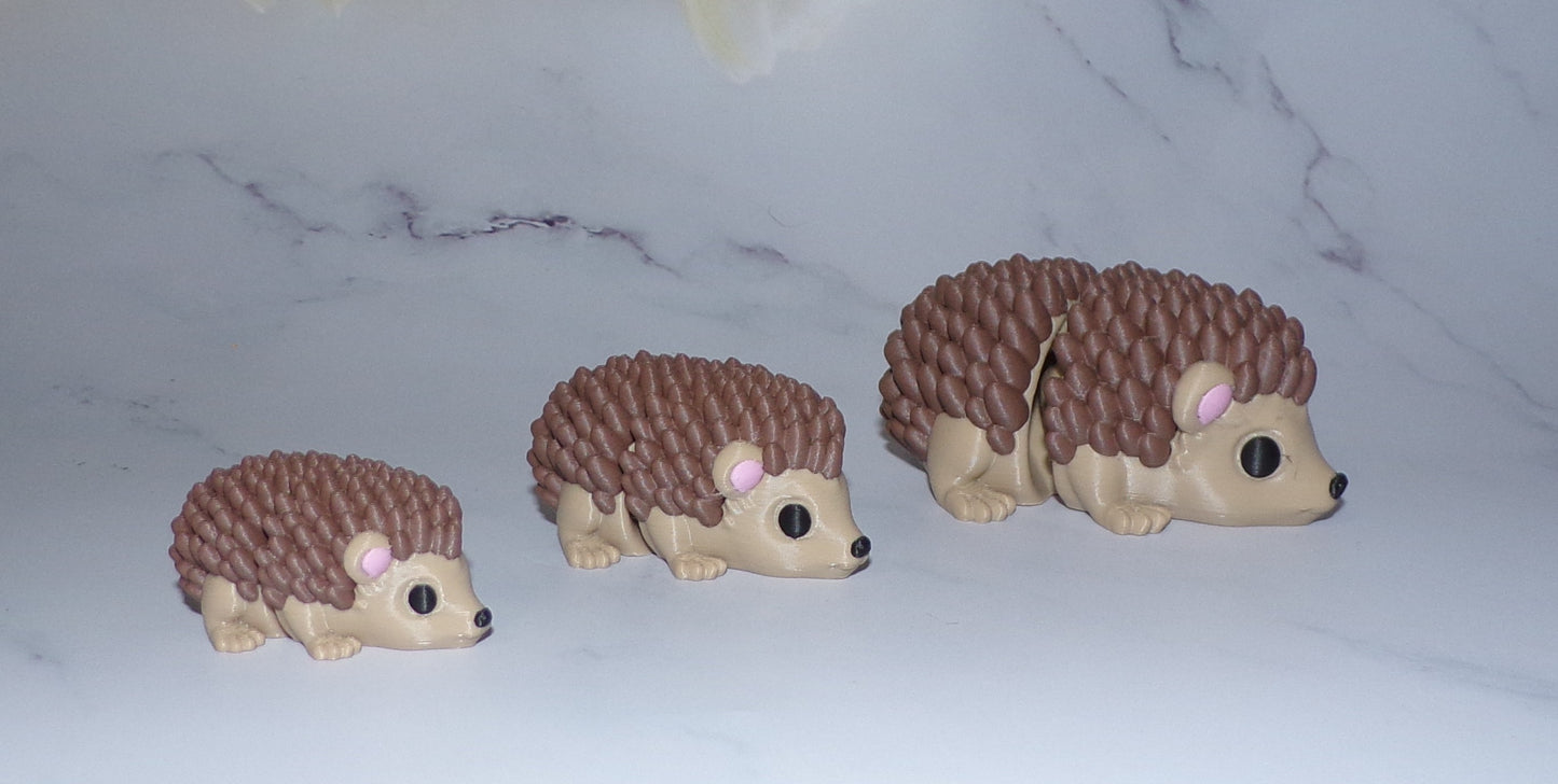 Hedgehog 3D Printed Articulated Figurine - Wonderland 3D Printing