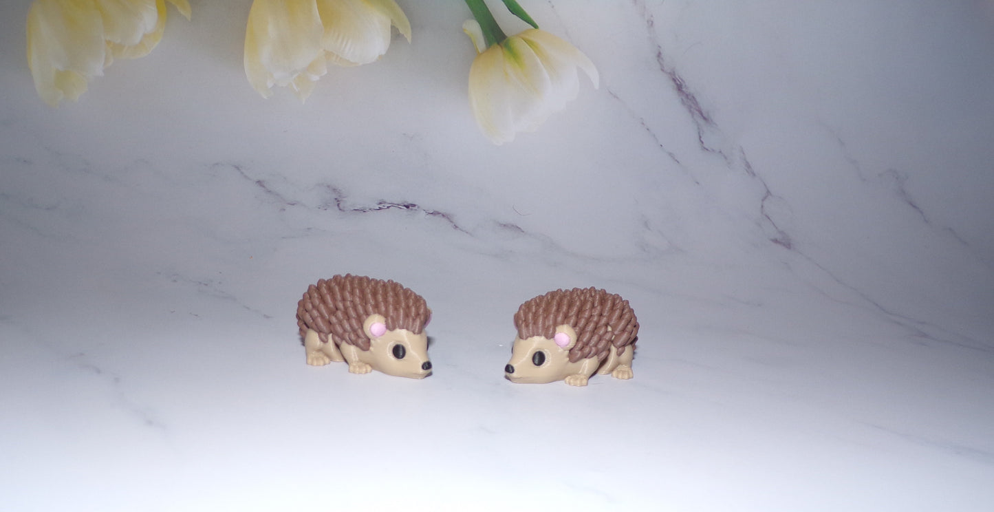 Hedgehog 3D Printed Articulated Figurine - Wonderland 3D Printing