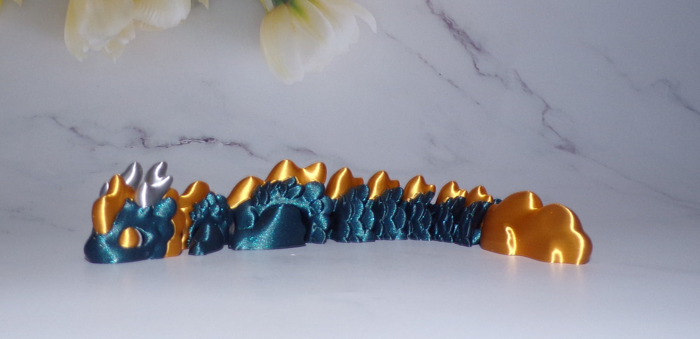 Kaida Dragon Articulated 3d Printed Figurine - Wonderland 3D Printing