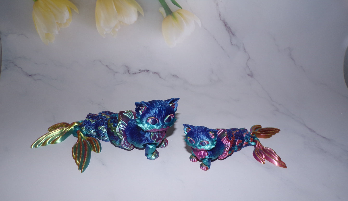 Mercat Articulated 3d Printed Figurine - Wonderland 3D Printing