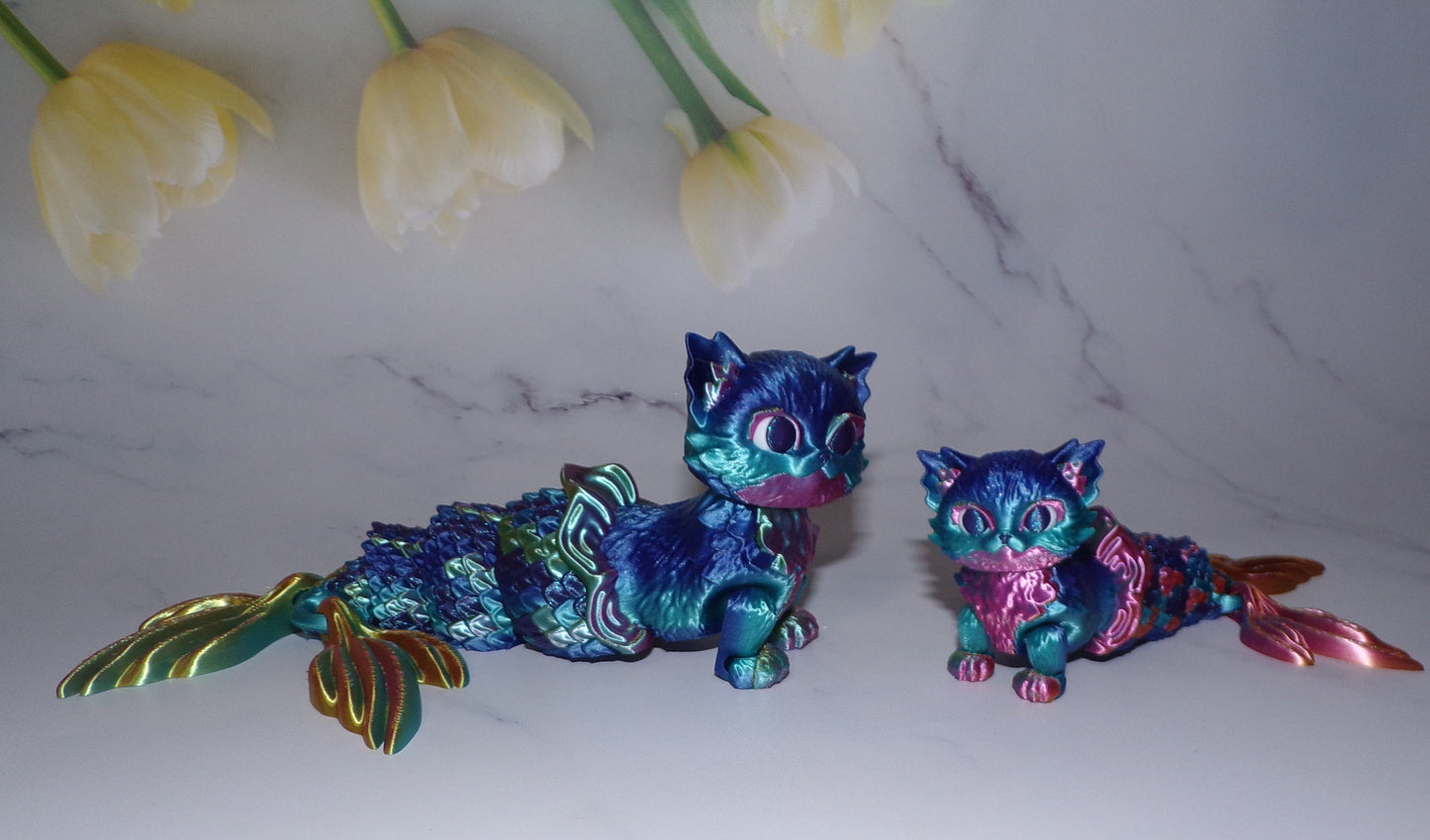 Mercat Articulated 3d Printed Figurine - Wonderland 3D Printing