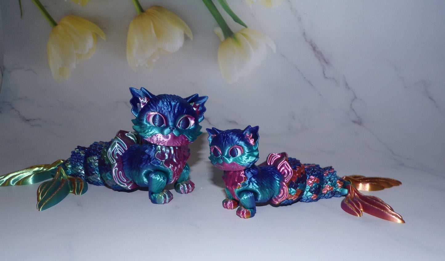 Mercat Articulated 3d Printed Figurine - Wonderland 3D Printing