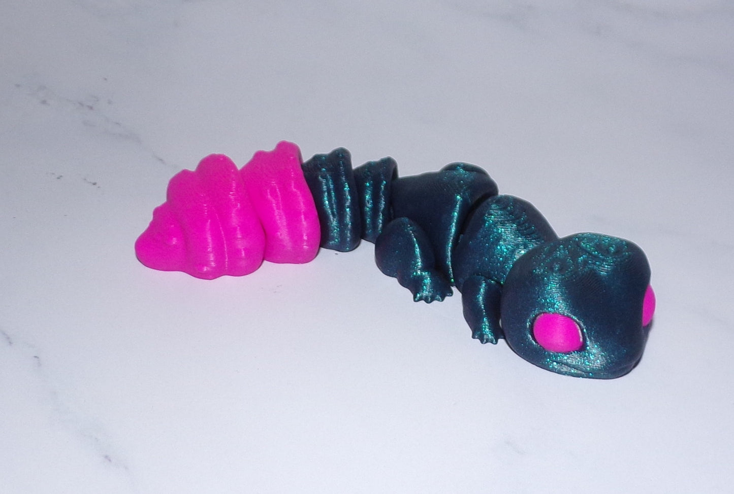 Gecko Articulated 3d Printed Figurine - Wonderland 3D Printing