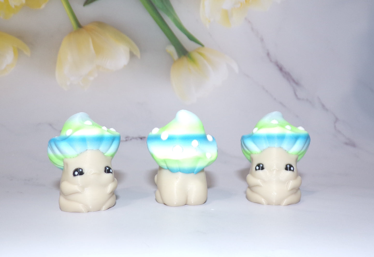 Butt Goblin -Mushroom, Blossom, or Moth with Spinner Hut options 3d Printed Figurine - Wonderland 3D Printing
