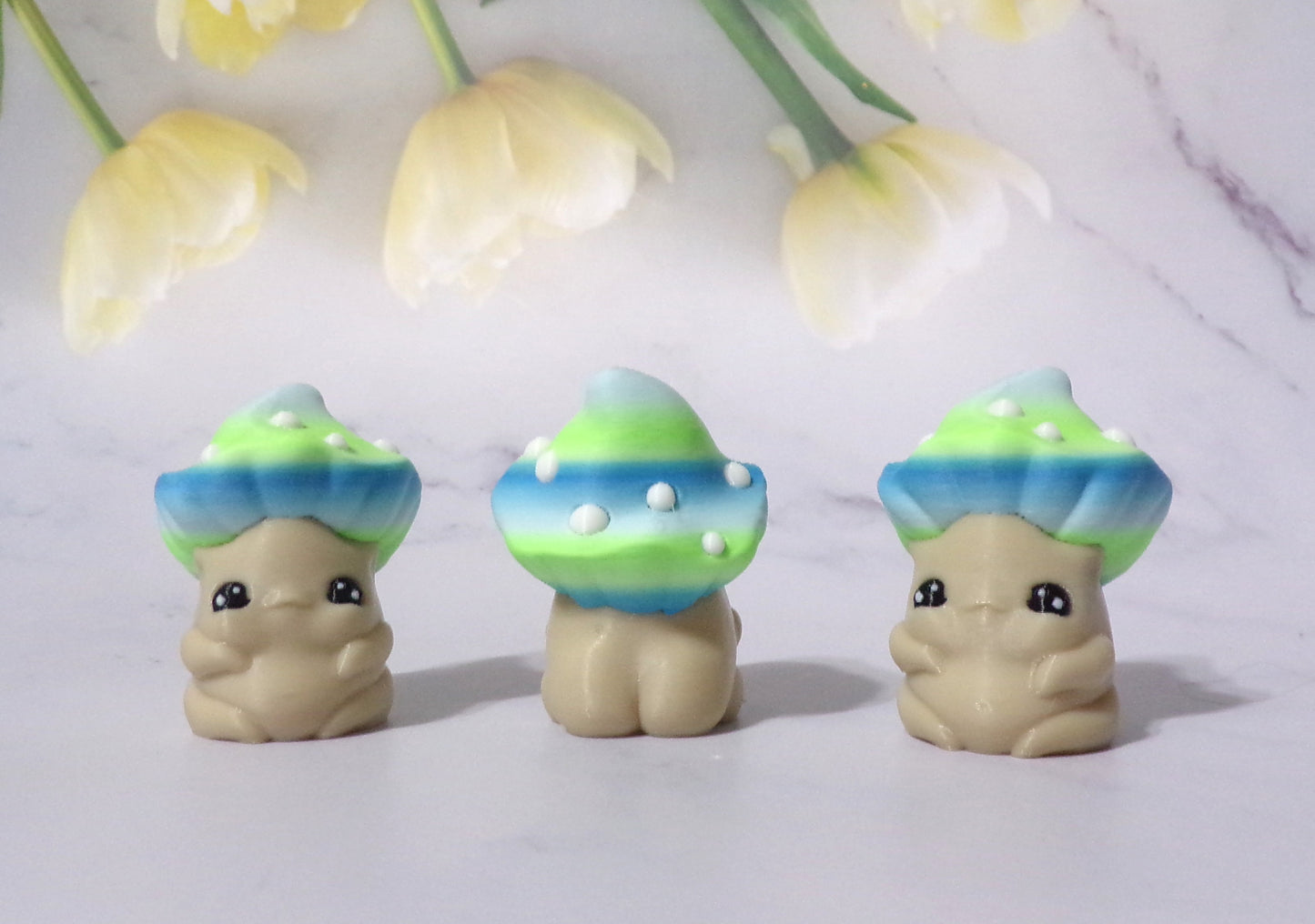 Butt Goblin -Mushroom, Blossom, or Moth with Spinner Hut options 3d Printed Figurine - Wonderland 3D Printing
