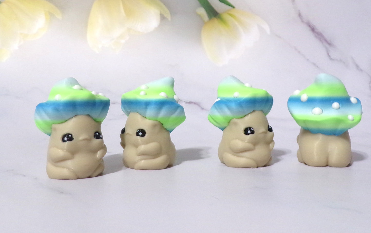 Butt Goblin -Mushroom, Blossom, or Moth with Spinner Hut options 3d Printed Figurine - Wonderland 3D Printing