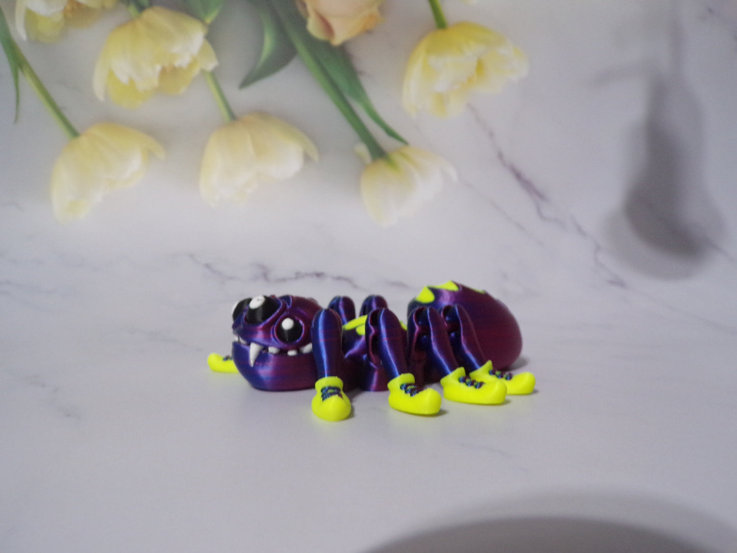 Silly Spider 3d Printed Articulated Figurine - Wonderland 3D Printing