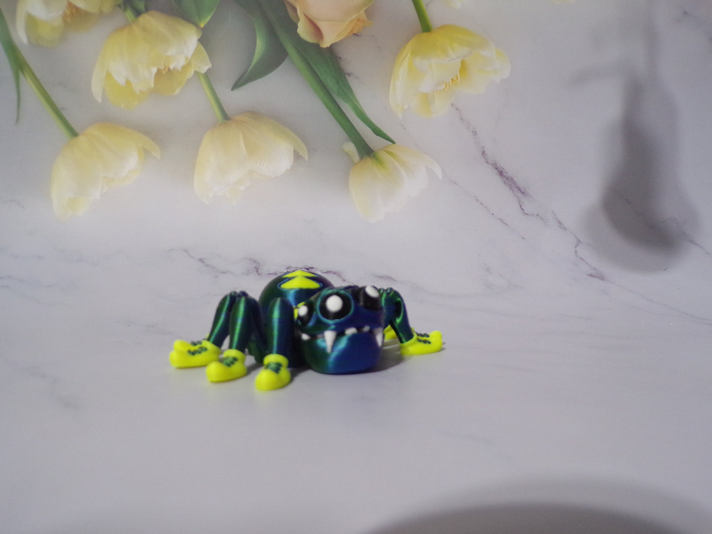 Silly Spider 3d Printed Articulated Figurine - Wonderland 3D Printing