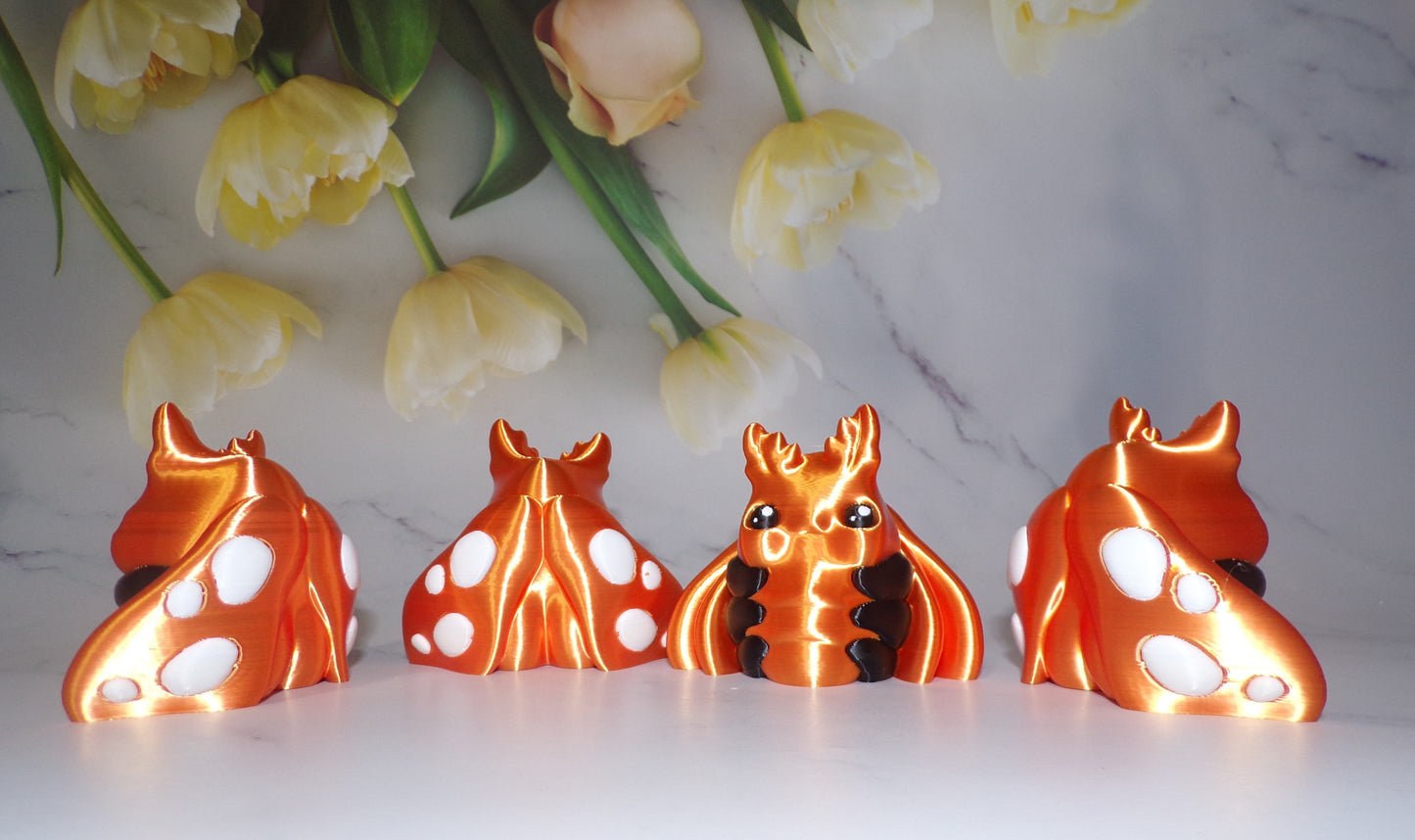 Butt Goblin -Mushroom, Blossom, or Moth with Spinner Hut options 3d Printed Figurine - Wonderland 3D Printing