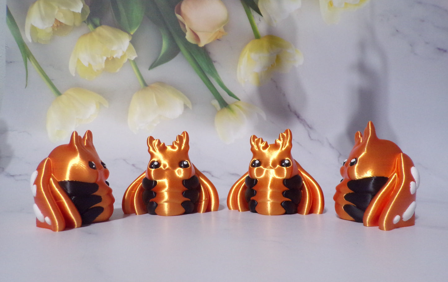 Butt Goblin -Mushroom, Blossom, or Moth with Spinner Hut options 3d Printed Figurine - Wonderland 3D Printing