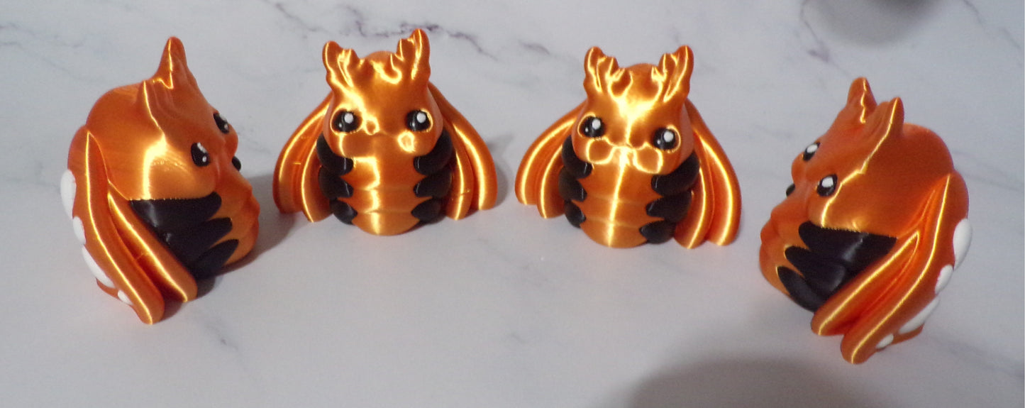 Butt Goblin -Mushroom, Blossom, or Moth with Spinner Hut options 3d Printed Figurine - Wonderland 3D Printing