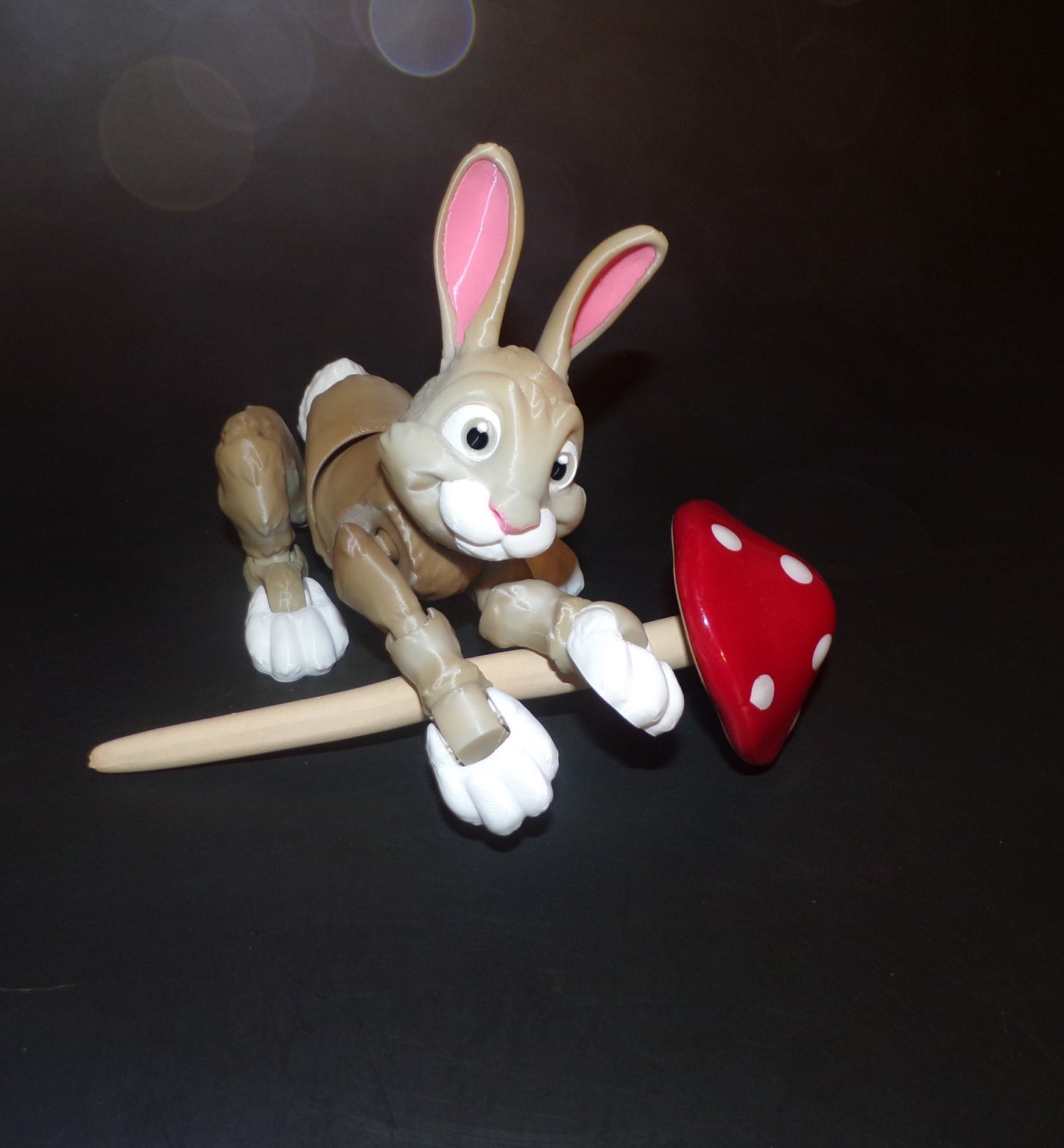 Rabbit: 3D Printed Articulated - Wonderland 3D Printing