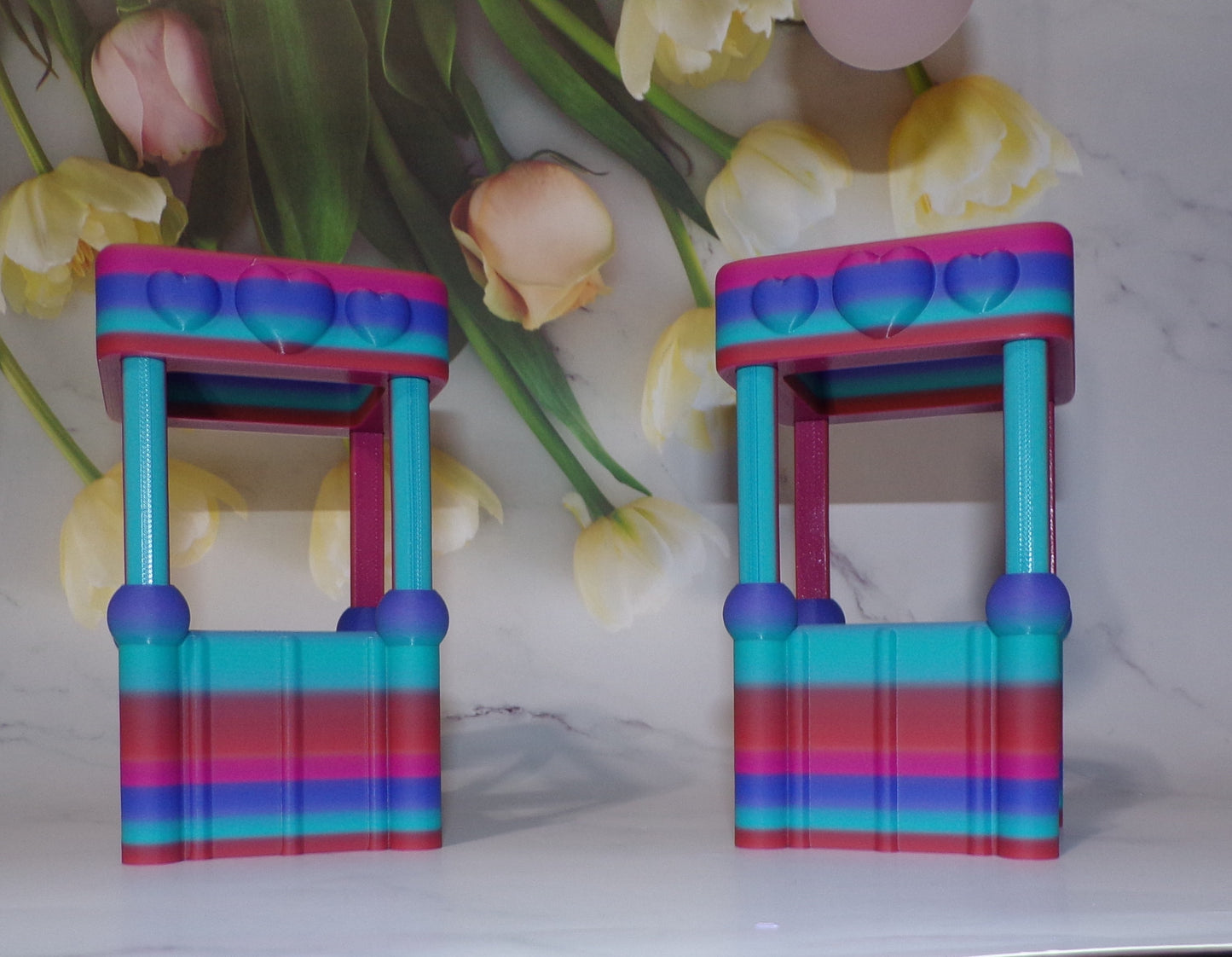 Teddy Bear Flexi with Photo Booth Options 3d Printed Articulated Figurine - Wonderland 3D Printing