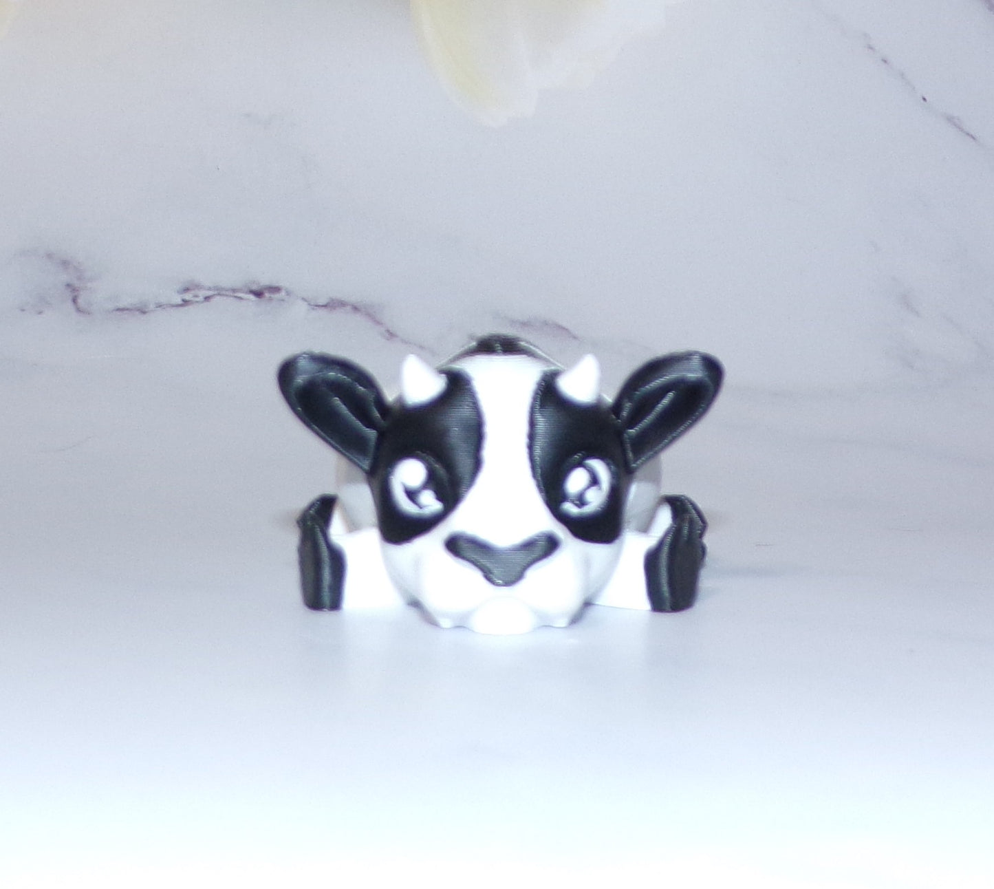 Egg and Ham Piggy, Piggy, Highland Cow, Holstein Cow or Bull Puff Articulated 3d Printed Figurine